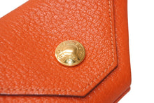 Load image into Gallery viewer, HERMES エルメス ルヴァンキャトル ダブルフェイス コインケース オレンジ シェーブル 良品 中古 4b012831