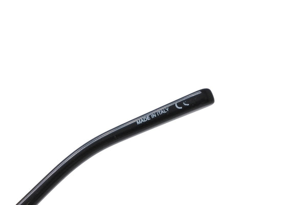 極美品 SAINT LAURENT サンローラン メガネ 伊達メガネ SL 104 アセテート メタル サイズ52☐20 ブラック ゴールド金具 中古 4b012842