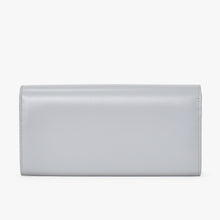 Load image into Gallery viewer, 新品未使用品 CELINE セリーヌ トリオンフ ラージウォレット 10E313DPV グレー シャイニングカーフスキン ゴールド金具 中古 4b012851