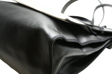 Load image into Gallery viewer, 極美品 HERMES エルメス エールバッグジップMM 2WAYバッグ トワルアッシュベルリンヌ ヴァッシュハンター ノワール シルバー金具 A刻印 中古 4b012858