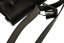 Load image into Gallery viewer, 極美品 HERMES エルメス エールバッグジップMM 2WAYバッグ トワルアッシュベルリンヌ ヴァッシュハンター ノワール シルバー金具 A刻印 中古 4b012858