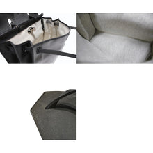 Load image into Gallery viewer, 極美品 HERMES エルメス エールバッグジップMM 2WAYバッグ トワルアッシュベルリンヌ ヴァッシュハンター ノワール シルバー金具 A刻印 中古 4b012858