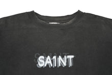 Load image into Gallery viewer, 極美品 SAINT MICHAEL セントマイケル 半袖Tシャツ SM-YS1-0000-003 サイズM フェードブラック 中古 4b012891
