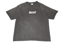 Load image into Gallery viewer, 極美品 SAINT MICHAEL セントマイケル 半袖Tシャツ SM-YS1-0000-003 サイズL フェードブラック 中古 4b012892
