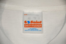 Load image into Gallery viewer, 極美品 SAINT MICHAEL セントマイケル 半袖Tシャツ SM-HR8-0000-021 サイズL ホワイト ヴィンテージ加工 中古 4b012895