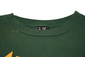 極美品 SAINT MICHAEL セントマイケル SAINT CLAN セイントクラン 半袖Tシャツ SM-YS8-0000-C16 サイズL グリーン 中古 4b012899