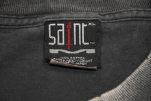 Load image into Gallery viewer, 極美品 SAINT MITCHAEL セントマイケル LS TEE SAINT 長袖Ｔシャツ SM-HR8-0000-032 サイズXL ブラック コットン 中古 4b012903