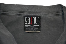 Load image into Gallery viewer, 極美品 SAINT MICHAEL セントマイケル 23SS JESUS S/S TEE ジーザス 半袖Tシャツ SM-S23-0000-012 サイズL フェードブラック 中古 4b012905