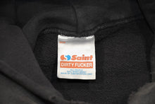Load image into Gallery viewer, 極美品 SAINT MITCHAEL セントマイケル SMX HOODIE パーカー SM-HR8-0000-050 サイズXL ブラック コットン 中古 4b012907