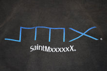 Load image into Gallery viewer, 極美品 SAINT MITCHAEL セントマイケル SMX HOODIE パーカー SM-HR8-0000-050 サイズXL ブラック コットン 中古 4b012907
