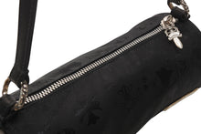 Load image into Gallery viewer, 新品未使用 CHROME HEARTS クロムハーツ ナイロンポーチ 新作 総柄 マルチロゴ ナイロン バッグ レザーパッチ 中古 4b012915