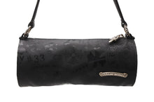 Load image into Gallery viewer, 新品未使用 CHROME HEARTS クロムハーツ ナイロンポーチ 新作 総柄 マルチロゴ ナイロン バッグ レザーパッチ 中古 4b012915