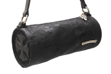 Load image into Gallery viewer, 新品未使用 CHROME HEARTS クロムハーツ ナイロンポーチ 新作 総柄 マルチロゴ ナイロン バッグ レザーパッチ 中古 4b012915