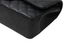 Load image into Gallery viewer, 新品未使用 CHANEL シャネル マトラッセ25 Wフラップ Wチェーンショルダーバッグ 30番台 ココマーク キャビアスキン シルバー金具 中古 4b012926