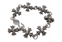 Load image into Gallery viewer, CHROME HEARTS クロムハーツ CO CH PLUS カットアウトCHプラス ブレスレット 7LINK 重量約39.5g シルバー925 美品 中古 4b012927