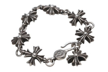 Load image into Gallery viewer, CHROME HEARTS クロムハーツ CO CH PLUS カットアウトCHプラス ブレスレット 7LINK 重量約39.5g シルバー925 美品 中古 4b012927