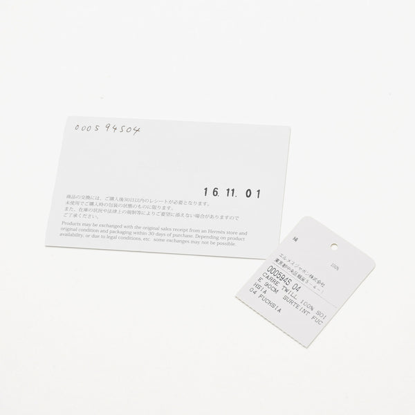 極美品 HERMES エルメス 2016年 京都祇園ポップアップ限定スカーフ カレ90 シルク 限定カラー ピンク 中古 4b012928