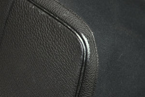 新品同様 HERMES エルメス ガーデンパーティGM トートバッグ キャンバス ネゴンダ ブラック バーガンディ バイカラー 中古 4b012933