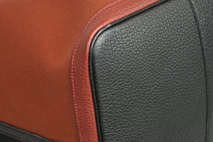 新品同様 HERMES エルメス ガーデンパーティGM トートバッグ キャンバス ネゴンダ ブラック バーガンディ バイカラー 中古 4b012933