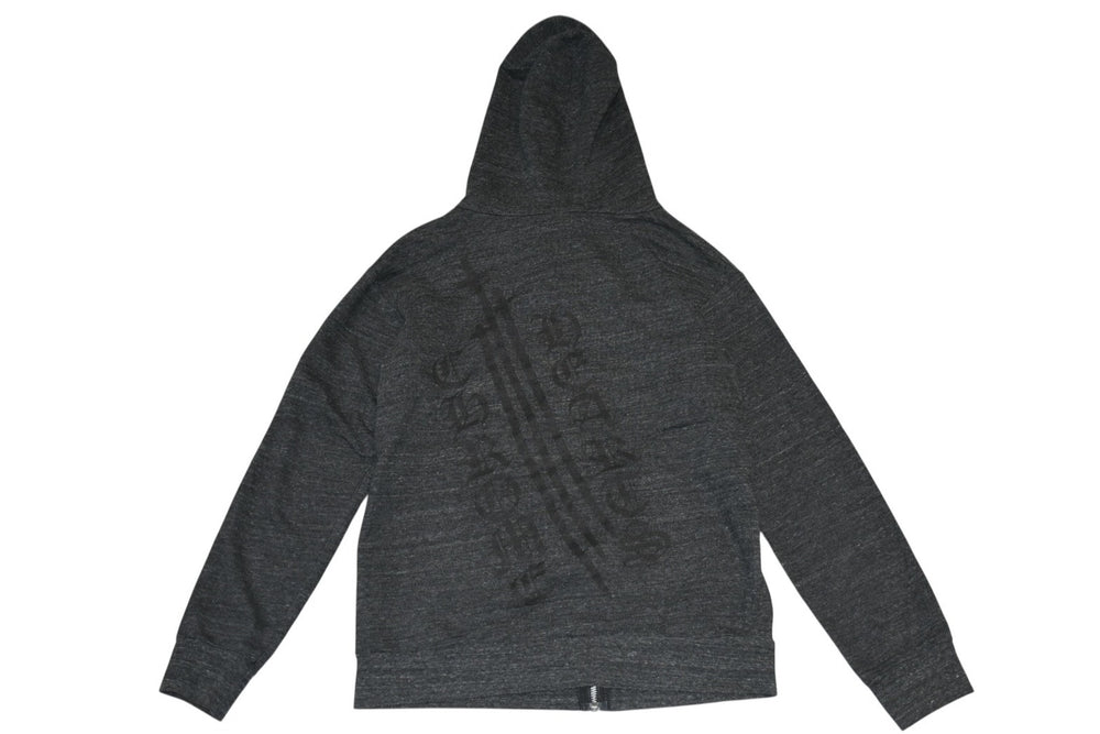 CHROME HEARTS Marbled Zip Up Hoodie Parka Logo Print Size M Gray Good Condition Used 4b012943