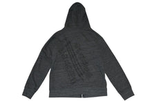 Load image into Gallery viewer, CHROME HEARTS クロムハーツ 霜降り ジップアップフーディー パーカー ロゴ プリント サイズM グレー 美品 中古 4b012943