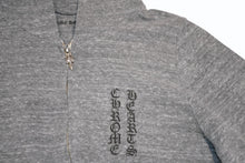 Load image into Gallery viewer, CHROME HEARTS クロムハーツ ジップアップフーディー パーカー ロゴ プリント サイズXS グレー 美品 中古 4b012944