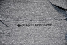 Load image into Gallery viewer, CHROME HEARTS クロムハーツ ジップアップフーディー パーカー ロゴ プリント サイズXS グレー 美品 中古 4b012944