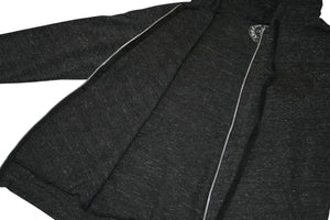 CHROME HEARTS クロムハーツ ジップアップフーディー パーカー T BAR プリント サイズL グレー 美品 中古 4b012945