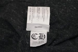 CHROME HEARTS クロムハーツ ジップアップフーディー パーカー T BAR プリント サイズL グレー 美品 中古 4b012945