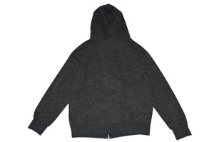 CHROME HEARTS クロムハーツ ジップアップフーディー パーカー T BAR プリント サイズL グレー 美品 中古 4b012945