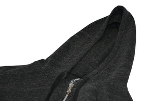 CHROME HEARTS クロムハーツ ジップアップフーディー パーカー T BAR プリント サイズL グレー 美品 中古 4b012945