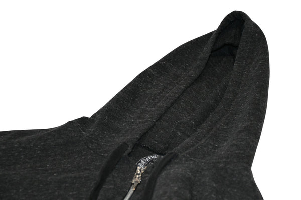 CHROME HEARTS クロムハーツ ジップアップフーディー パーカー T BAR プリント サイズL グレー 美品 中古 4b012945
