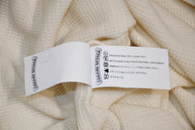 Load image into Gallery viewer, CHROME HEARTS クロムハーツ LS HNLY ヘンリーネック 半袖Tシャツ サイズL クロスボールボタン アイボリー CH刺繍 美品 中古 4b012946