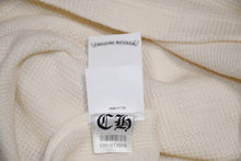 Load image into Gallery viewer, CHROME HEARTS クロムハーツ LS HNLY ヘンリーネック 半袖Tシャツ サイズL クロスボールボタン アイボリー CH刺繍 美品 中古 4b012946
