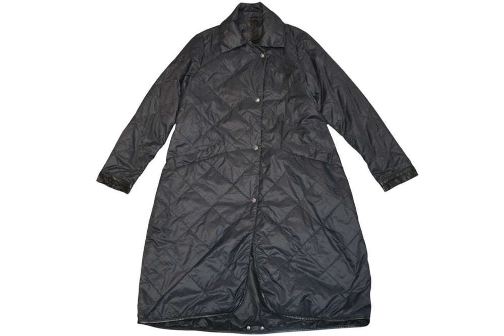 CHROME HEARTS クロムハーツ キルティング ナイロン ジャケット コート クロスボール サイズXS シルバー925 美品 中古 4b012947