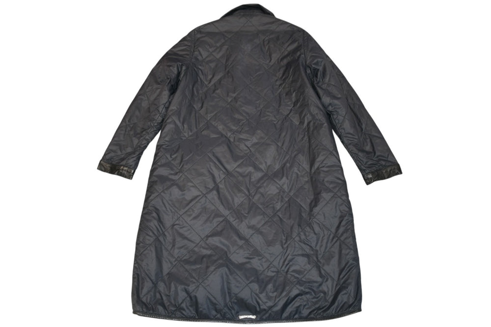 CHROME HEARTS クロムハーツ キルティング ナイロン ジャケット コート クロスボール サイズXS シルバー925 美品 中古 4b012947