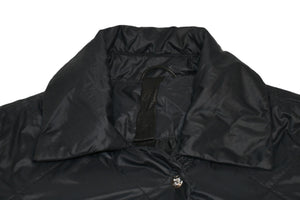CHROME HEARTS クロムハーツ キルティング ナイロン ジャケット コート クロスボール サイズXS シルバー925 美品 中古 4b012947