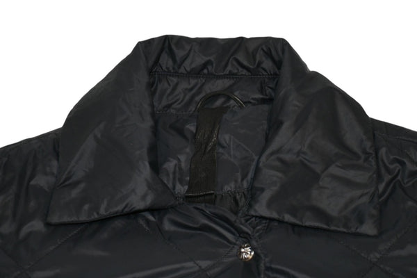 CHROME HEARTS クロムハーツ キルティング ナイロン ジャケット コート クロスボール サイズXS シルバー925 美品 中古 4b012947
