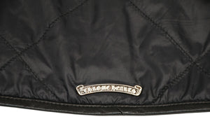 CHROME HEARTS クロムハーツ キルティング ナイロン ジャケット コート クロスボール サイズXS シルバー925 美品 中古 4b012947