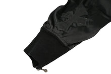 Load image into Gallery viewer, CHROME HEARTS クロムハーツ ジャケット MA1 サイズXS レザーパッチ ブラック ナイロン シルバー925 美品 中古 4b012948