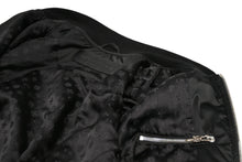 Load image into Gallery viewer, CHROME HEARTS クロムハーツ ジャケット MA1 サイズXS レザーパッチ ブラック ナイロン シルバー925 美品 中古 4b012948