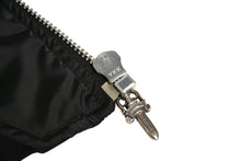Load image into Gallery viewer, CHROME HEARTS クロムハーツ ジャケット MA1 サイズXS レザーパッチ ブラック ナイロン シルバー925 美品 中古 4b012948