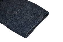 Load image into Gallery viewer, CHROME HEARTS クロムハーツ デニム レザーシャツ ワンピース クロスボール サイズS ブラック シルバー925 美品 中古 4b012949