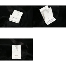 Load image into Gallery viewer, CHROME HEARTS クロムハーツ デニム レザーシャツ ワンピース クロスボール サイズS ブラック シルバー925 美品 中古 4b012949