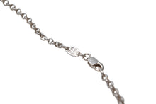 Load image into Gallery viewer, 極美品 CHROME HEARTS クロムハーツ セーフティピン ネックレス スモール 1Pダイヤ チャーム シルバー SV925 5.8g 中古 4b012950