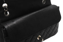 Load image into Gallery viewer, 極美品 CHANEL シャネル マトラッセ25 Wフラップ Wチェーンショルダーバッグ 13番台 ココマーク キャビアスキン ブラック 中古 4b012957