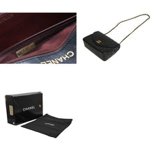 Load image into Gallery viewer, CHANEL シャネル マトラッセ23 ハーフムーン Sチェーンショルダーバッグ A01275 1番台 ココマーク ラムスキン ブラック 美品 中古 4b012958