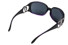 Load image into Gallery viewer, 極美品 CHANEL シャネル サングラス アイウェア 6014 c.878/70 サイズ64□16 120 ココマーク パープル 中古 4b012960