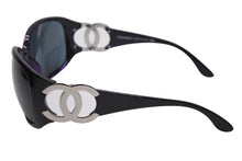 Load image into Gallery viewer, 極美品 CHANEL シャネル サングラス アイウェア 6014 c.878/70 サイズ64□16 120 ココマーク パープル 中古 4b012960