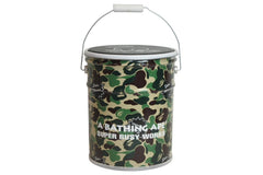 新品未使用品 アベイシングエイプ×セントマイケル 26SS 缶スツール 1M23-192-901 マルチカラー スチール PVC ウレタン シルバー金具 中古 4b012984